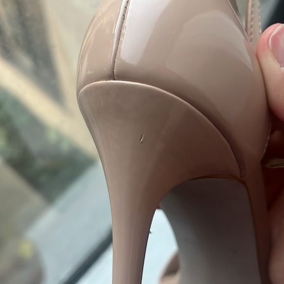 Steve Madden Open-Toed Patent Leather Ankle Strap Heels - Picture 7 of 9